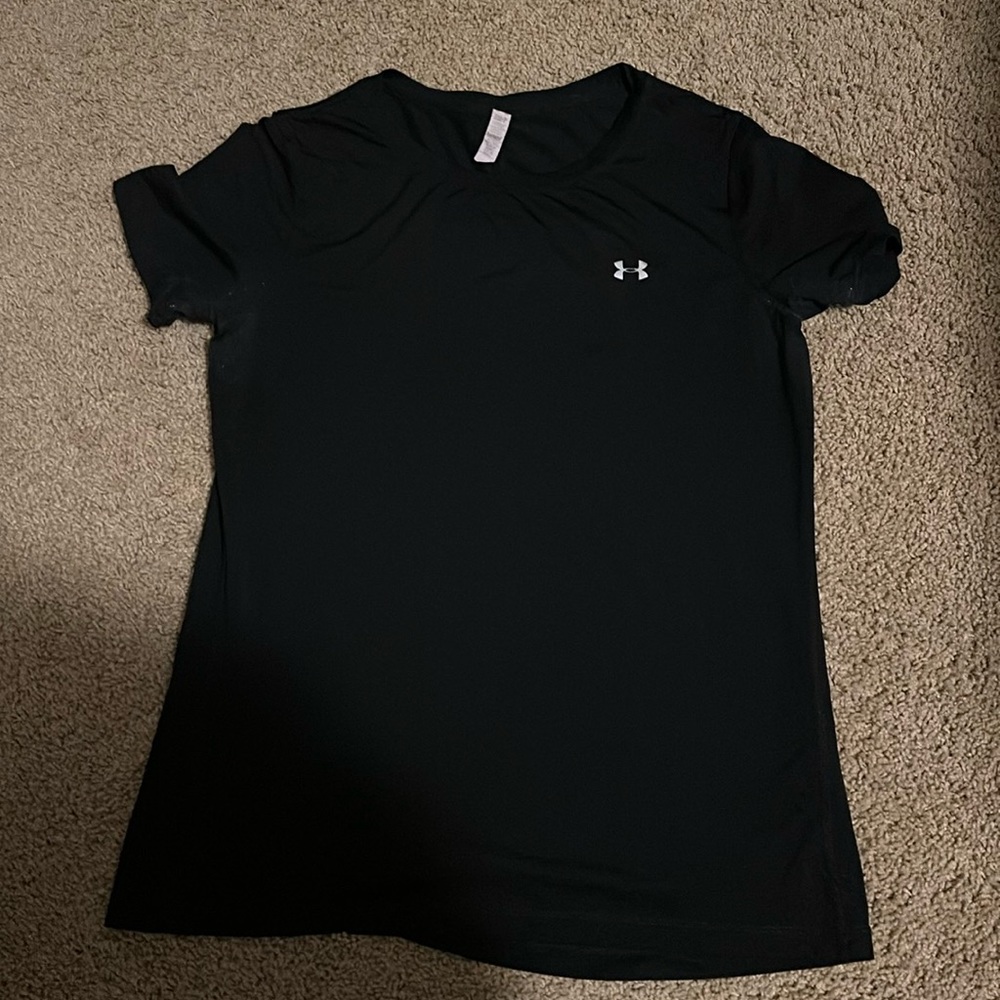 Black athletic shirt